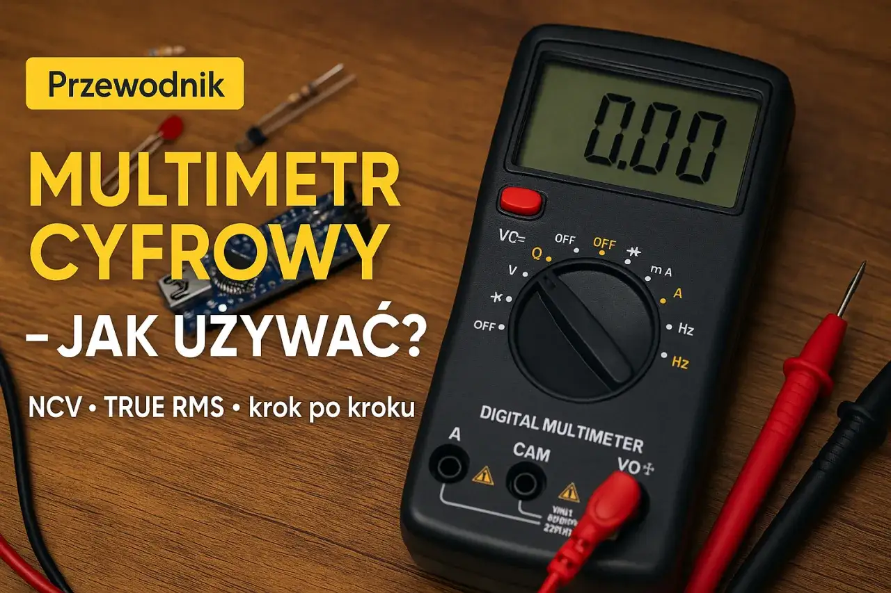 Użycie funkcji NCV na mierniku
