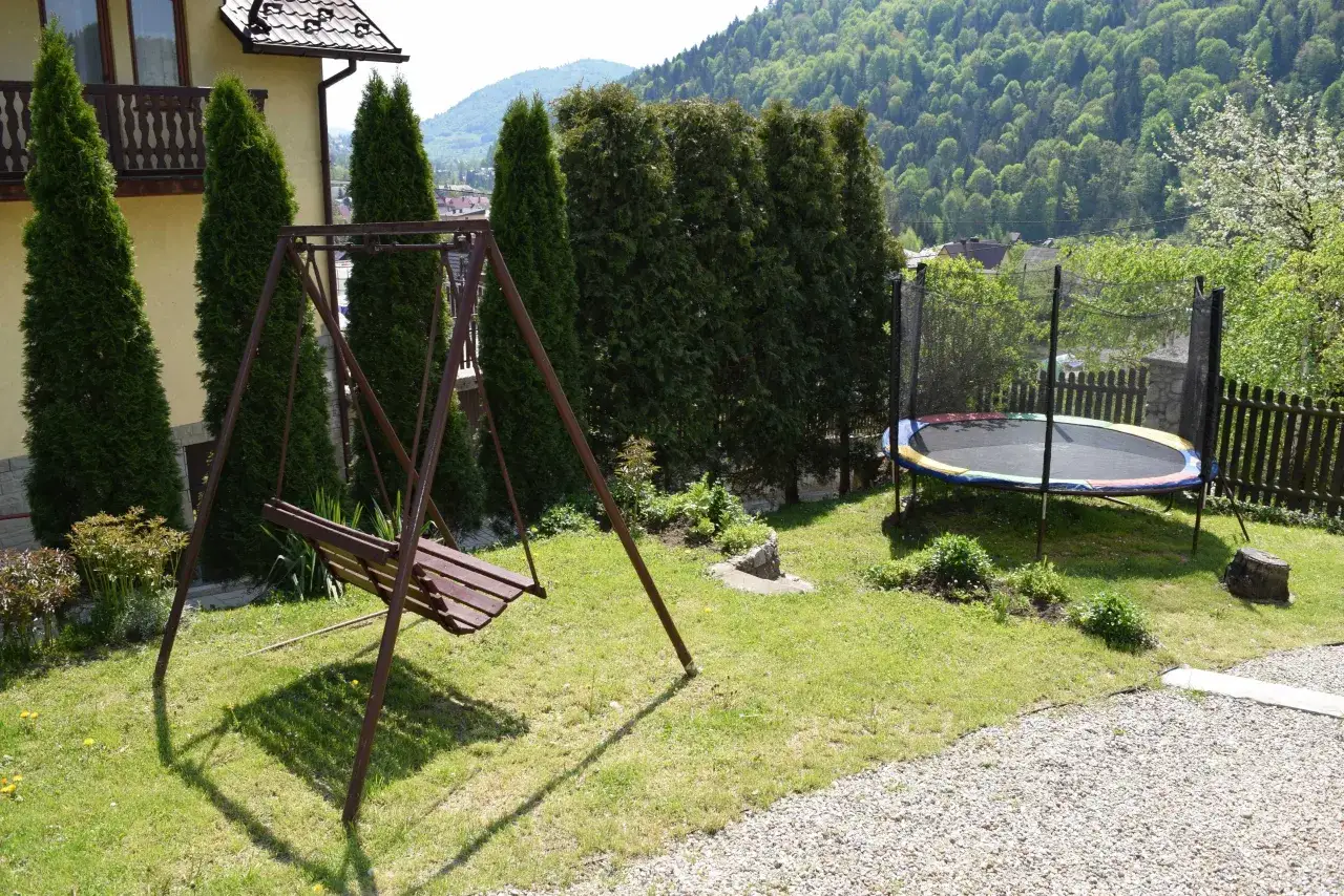 Willa Wysoki Wierch Szczawnica widok z balkonu