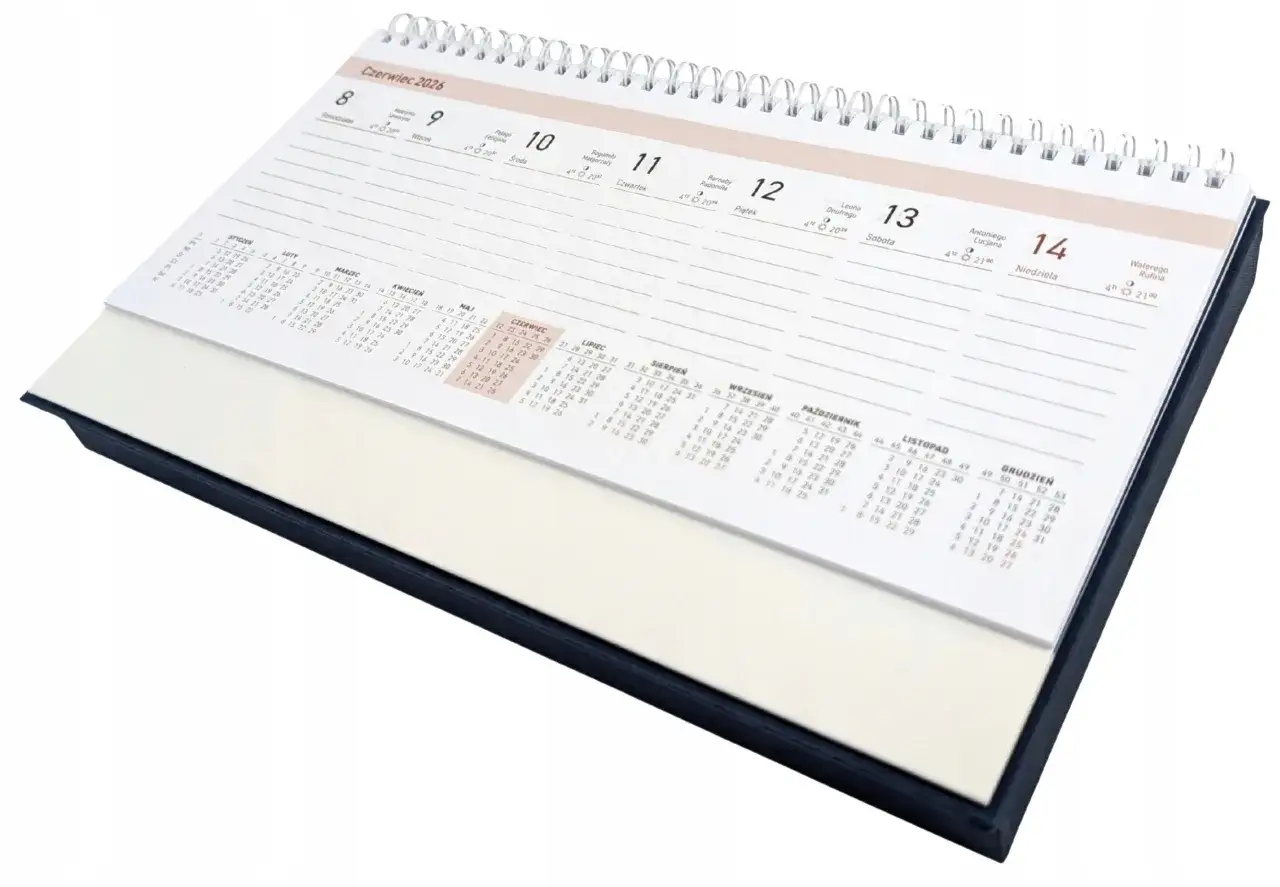 kalendarz z zaznaczoną datą i długopisem