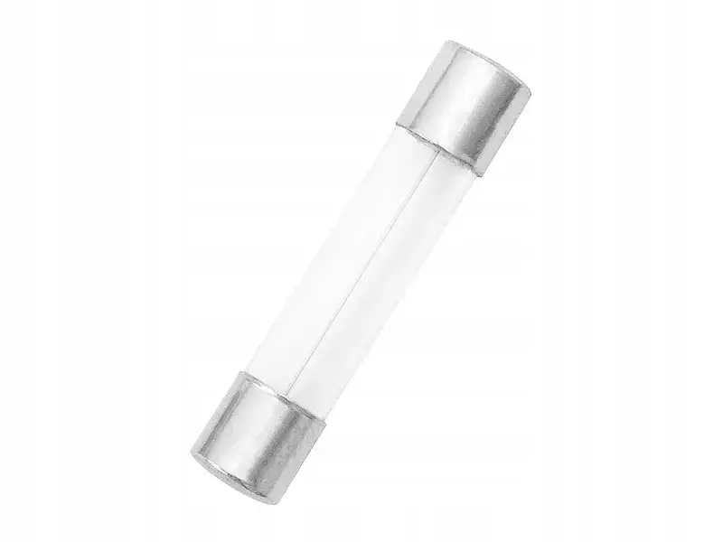 rodzaje bezpieczników samochodowych, bezpiecznik rurkowy szklany