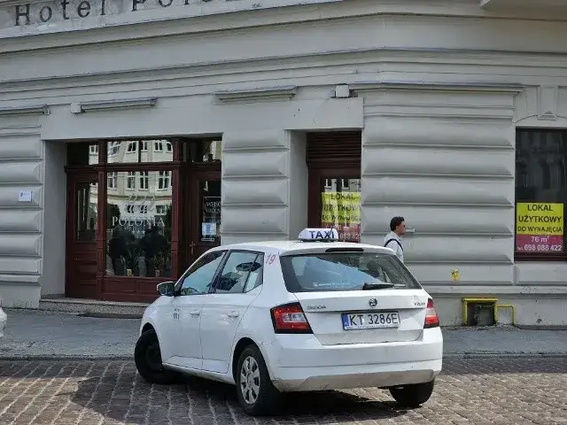 Tradycyjna taksówka telefon