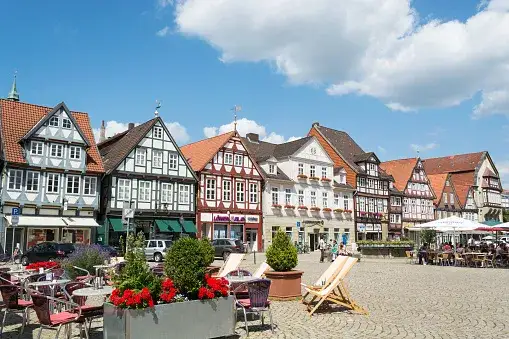 Stare Miasto Goslar domy mur pruski
