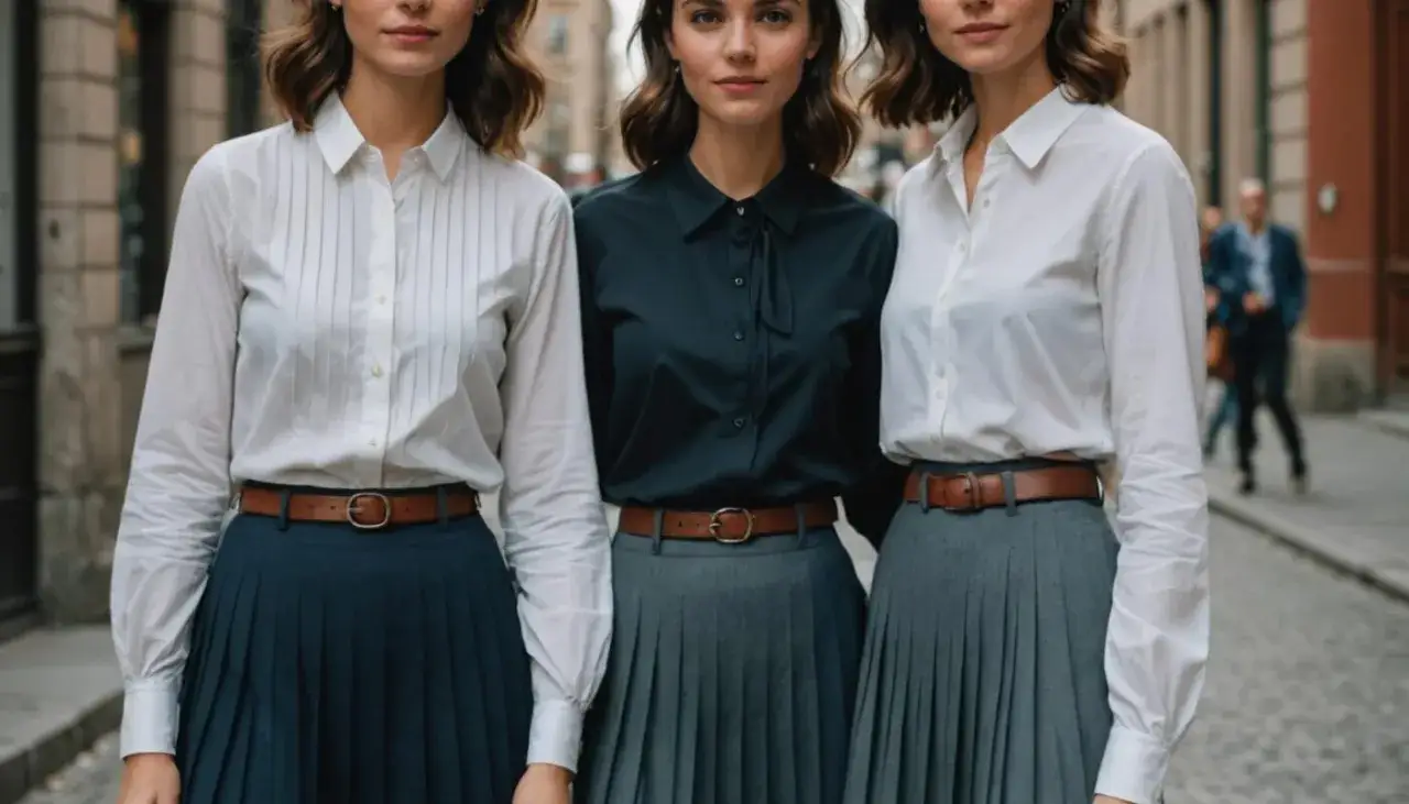 Stylizacje z szarą sp&oacute;dnicą na r&oacute;żne okazje