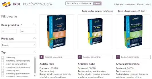 rodzaje klej&oacute;w do płytek gipsowych por&oacute;wnanie