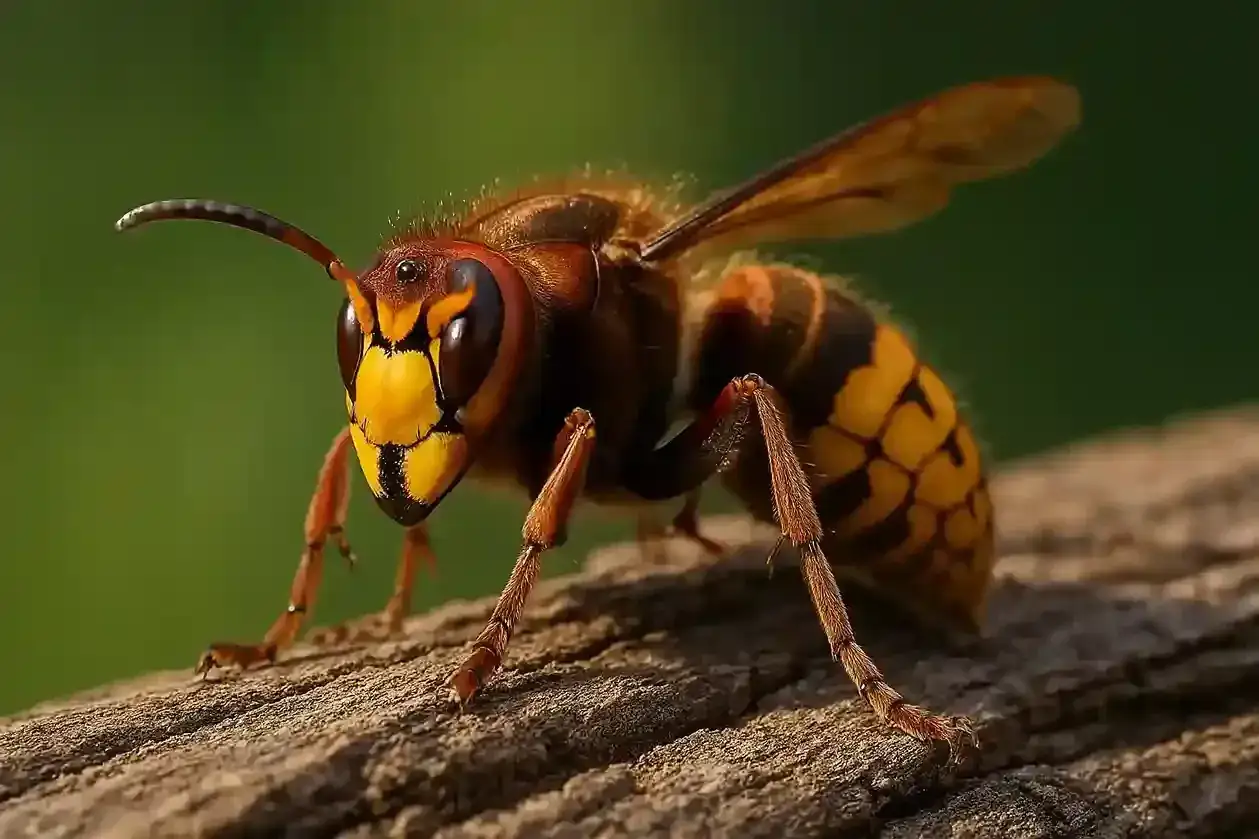Zbliżenie na szerszenia. Jego życie jest krótkie, ale intensywne. Ciekawi Cię, ile żyje szerszeń?