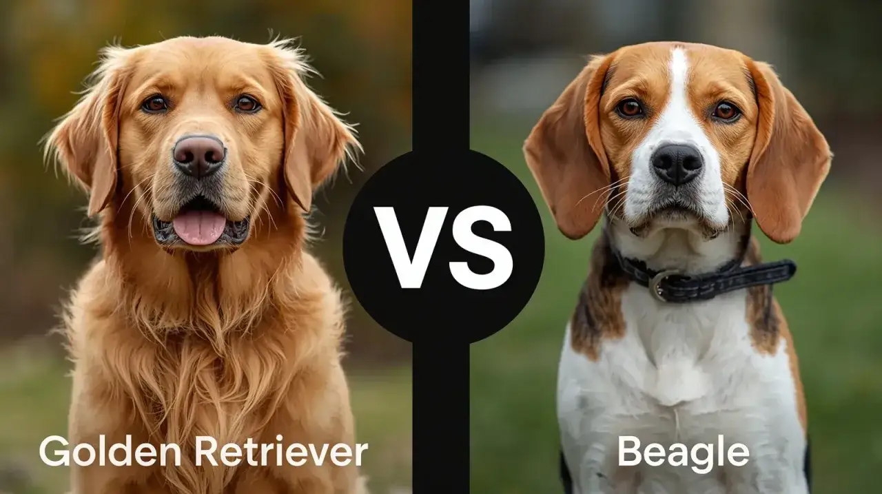 Golden Retriever kontra beagle: dwa urocze psy, jeden wyb&oacute;r. Kt&oacute;rego wolisz?