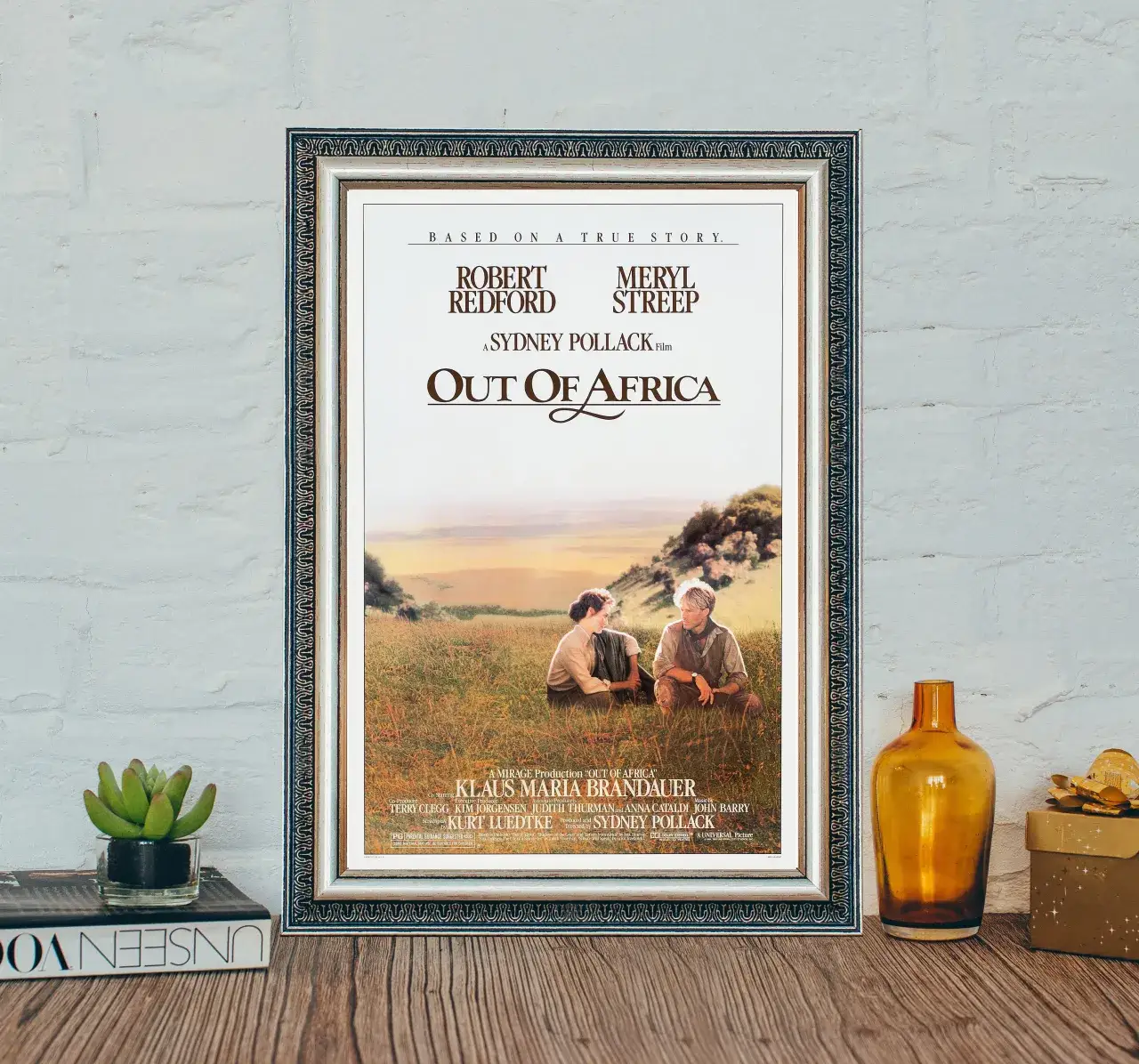 Plakat filmu Pożegnanie z Afryką