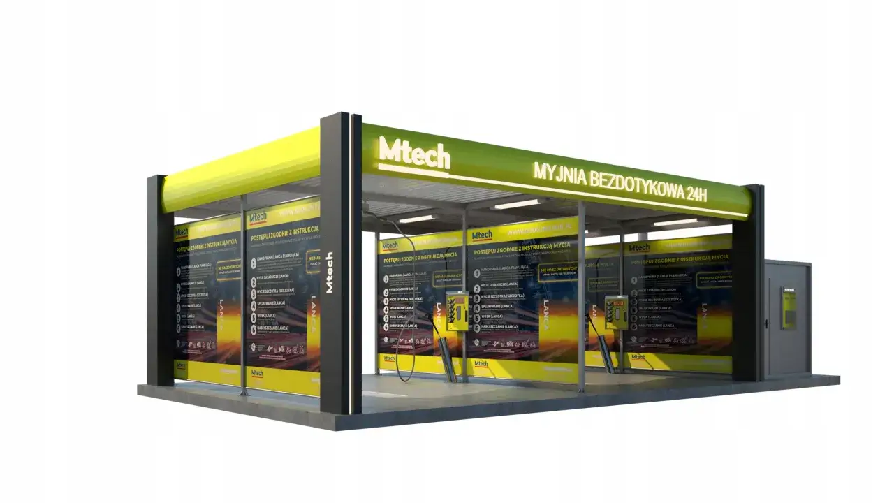 wyposażenie stanowiska myjni bezdotykowej