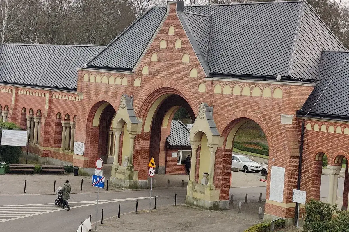 Brama Gł&oacute;wna Cmentarza Centralnego w Szczecinie