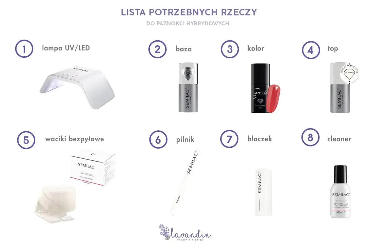 krok po kroku manicure hybrydowy