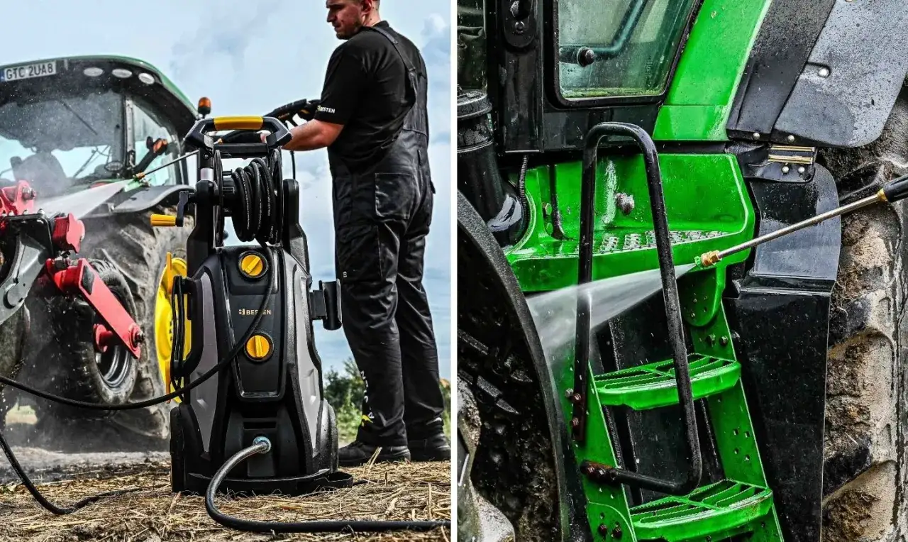 profesjonalna myjka ciśnieniowa rolnicza, pompa mosiężna