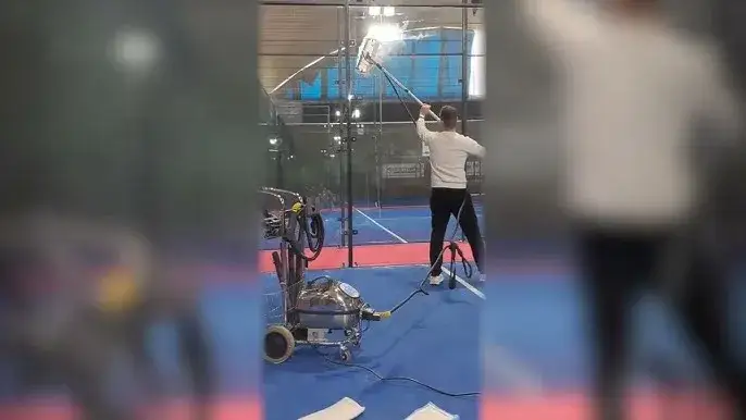 mop parowy w akcji