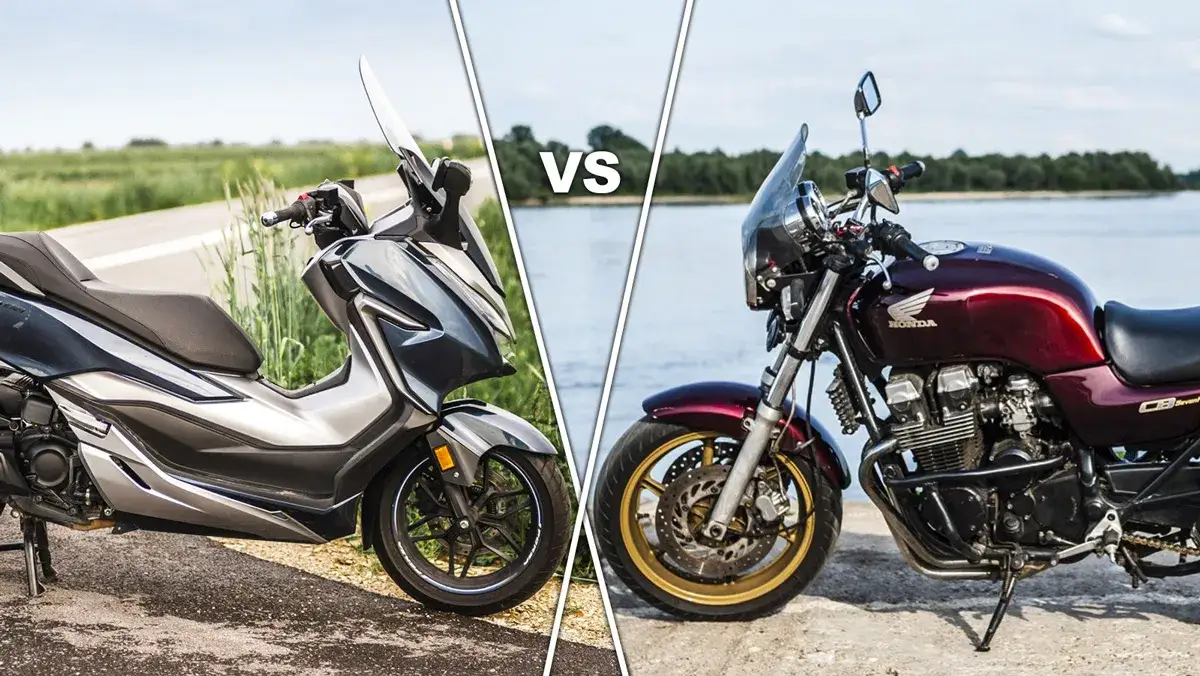 motorower skuter motocykl porównanie