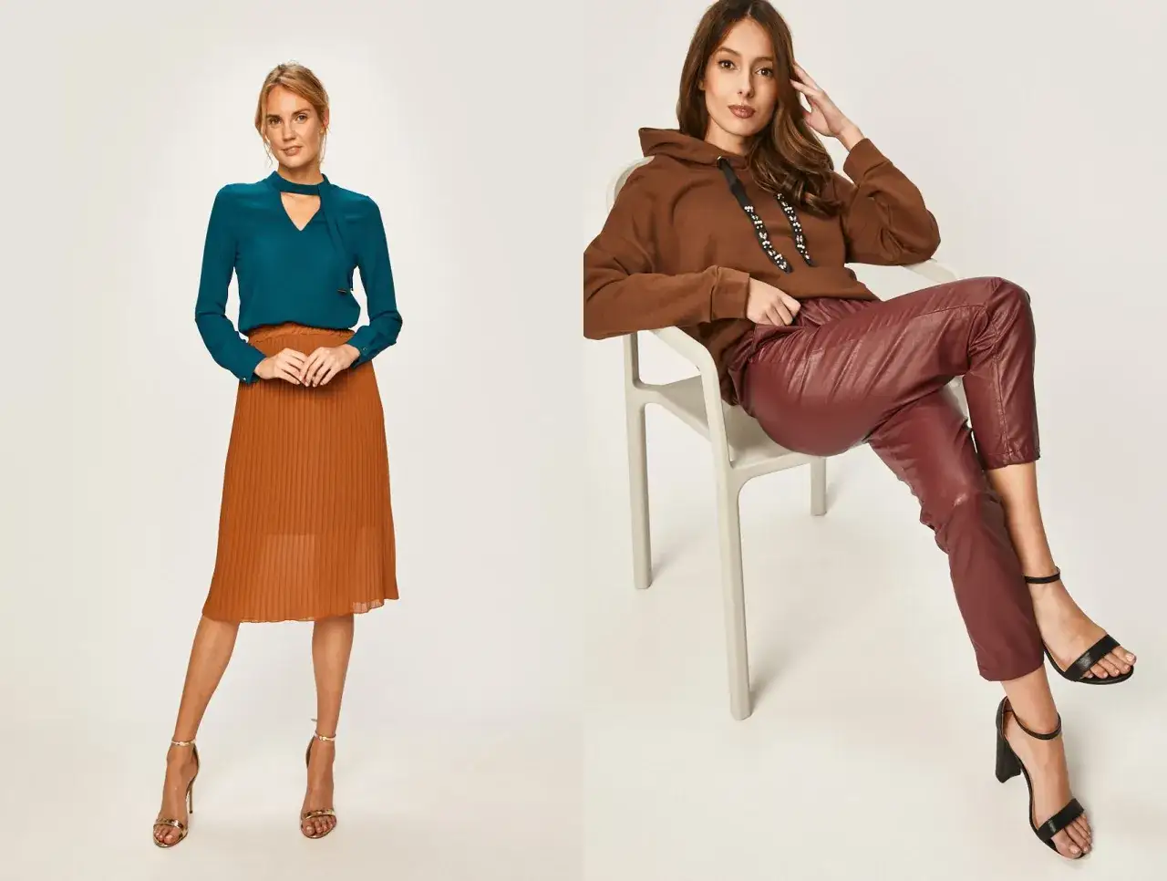 Paleta kolorów ciepła jesień