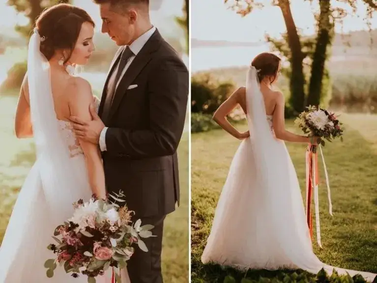 Zdjęcie Jaki welon do sukni princessa - idealne dopasowanie dla wyjątkowego wyglądu