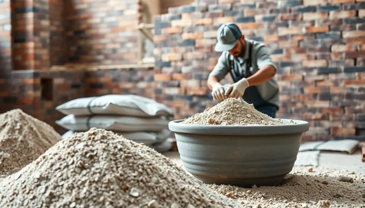 Zdjęcie Ile łopat piasku na worek cementu do murowania dla idealnej zaprawy?