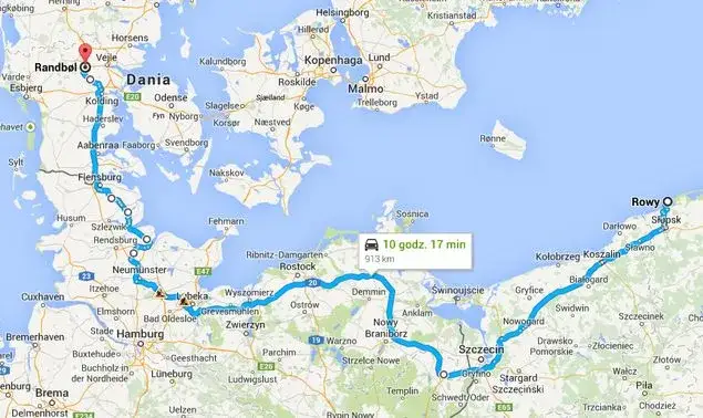 Zdjęcie Położenie Danii: mapa, sąsiedzi i jak dojechać z Polski?