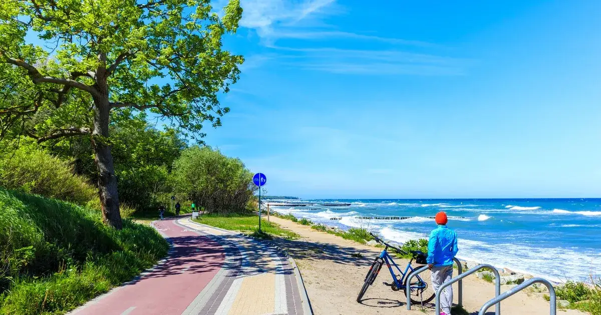 Zdjęcie Najlepsze trasy rowerowe w Kołobrzegu z mapą i atrakcjami
