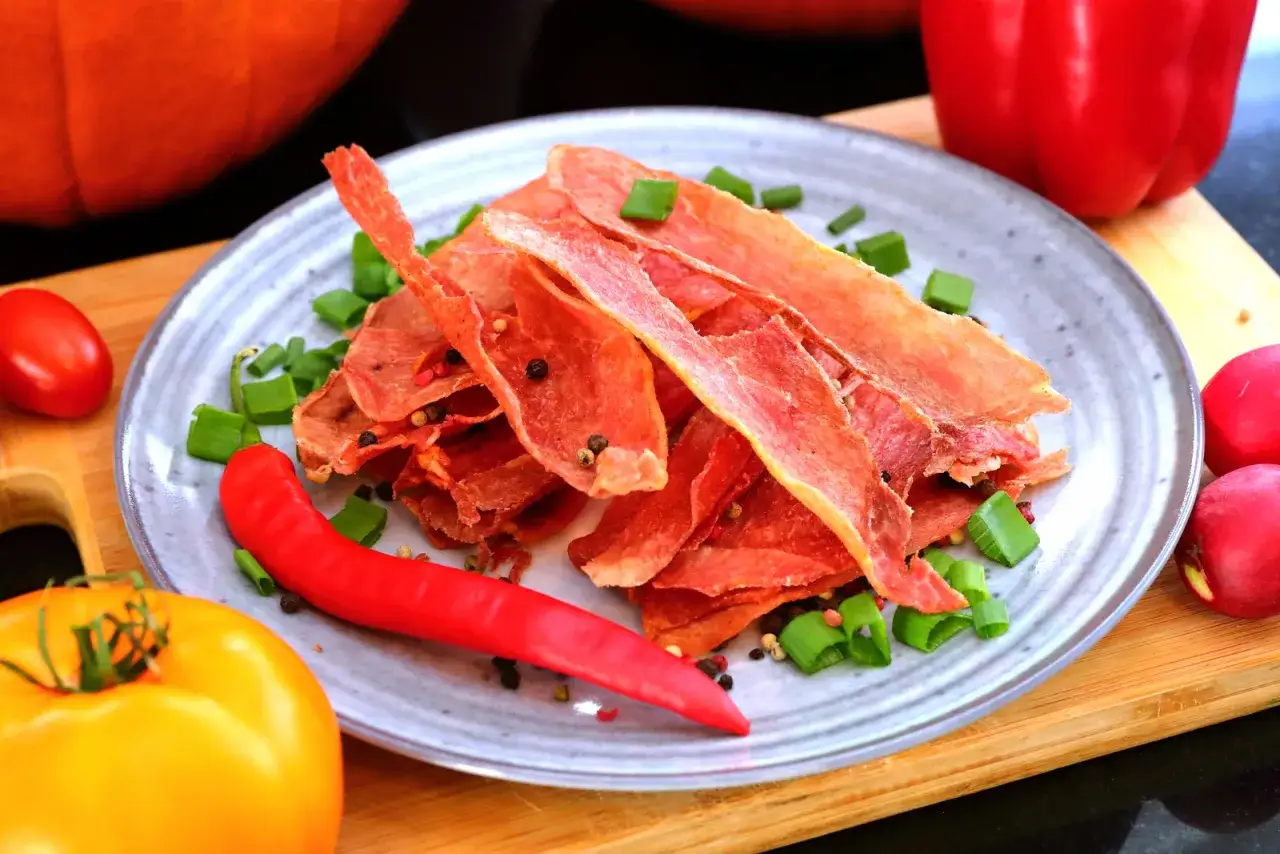 Zdjęcie Suszona wieprzowina – zdrowa przekąska bogata w białko i witaminy