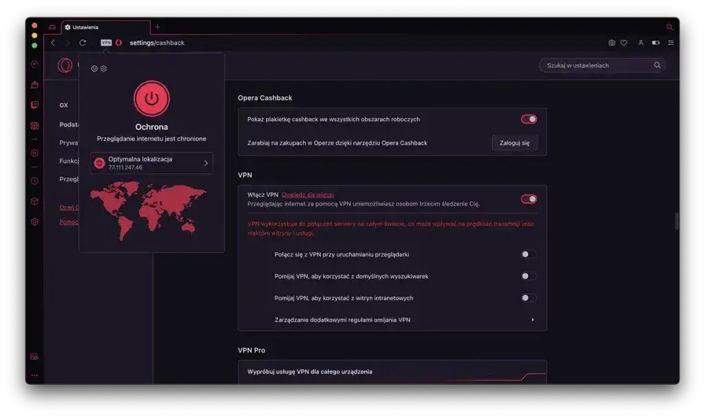 Zdjęcie Jak włączyć VPN w Operze GX i cieszyć się bezpiecznym przeglądaniem