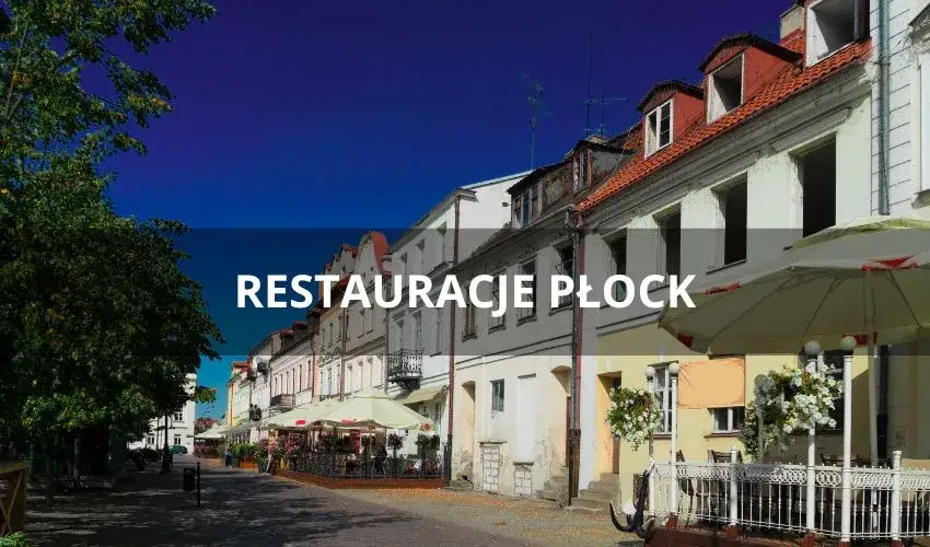 Płock Stary Rynek restauracje widok