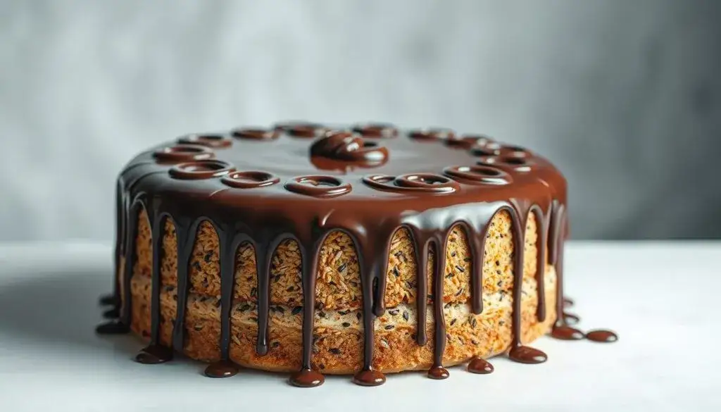 r&oacute;żne dekoracje seromakowca lukier polewa