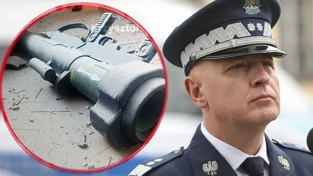Zdjęcie Eksplozja granatnika w komendzie policji: szczegóły sprawy komendanta