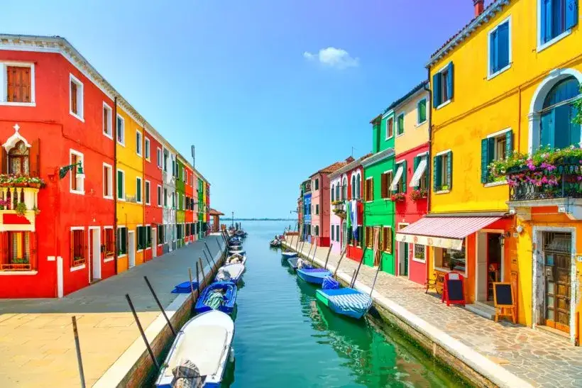 Kolorowe domy Burano