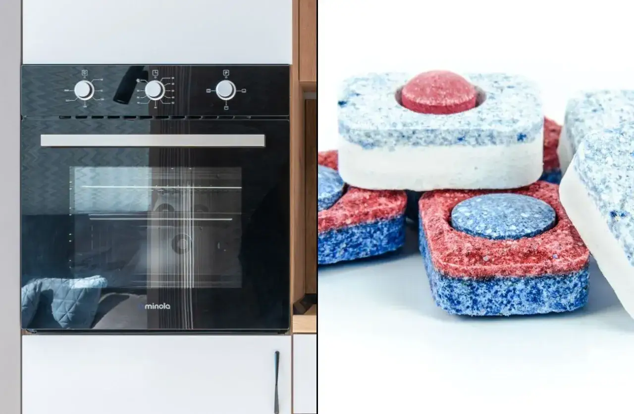 tabletka do zmywarki do czyszczenia piekarnika