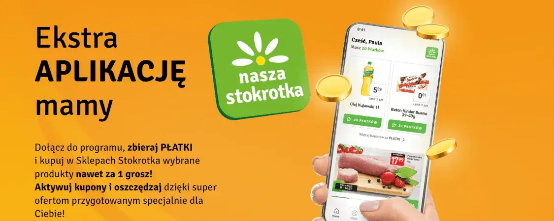 aplikacja nasza stokrotka kupony rabatowe