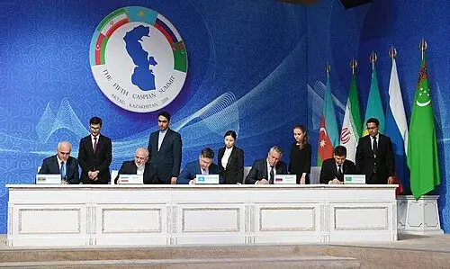 Podpisanie Konwencji o statusie prawnym Morza Kaspijskiego w Aktau 2018