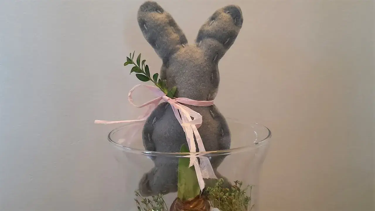 Filcowe zajączki wielkanocne DIY