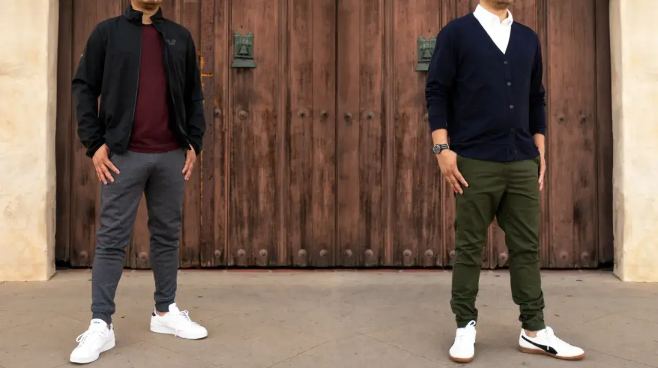 męskie stylizacje athleisure streetwear