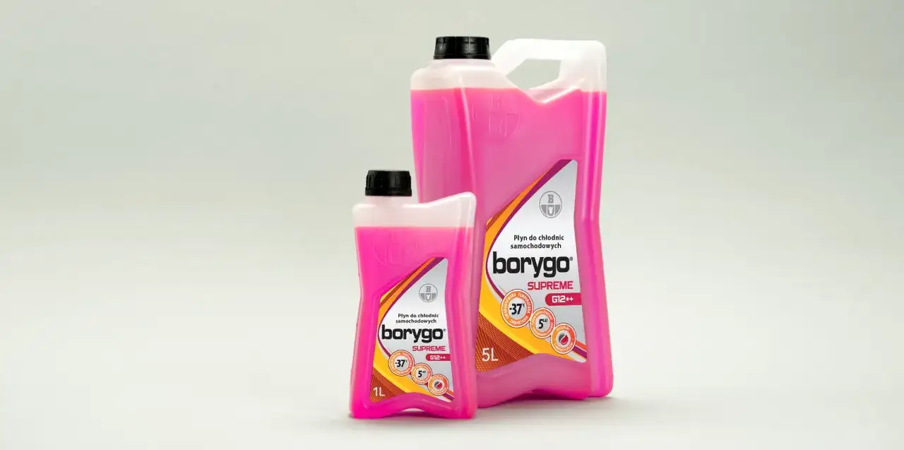 R&oacute;żne marki płyn&oacute;w chłodniczych G12+