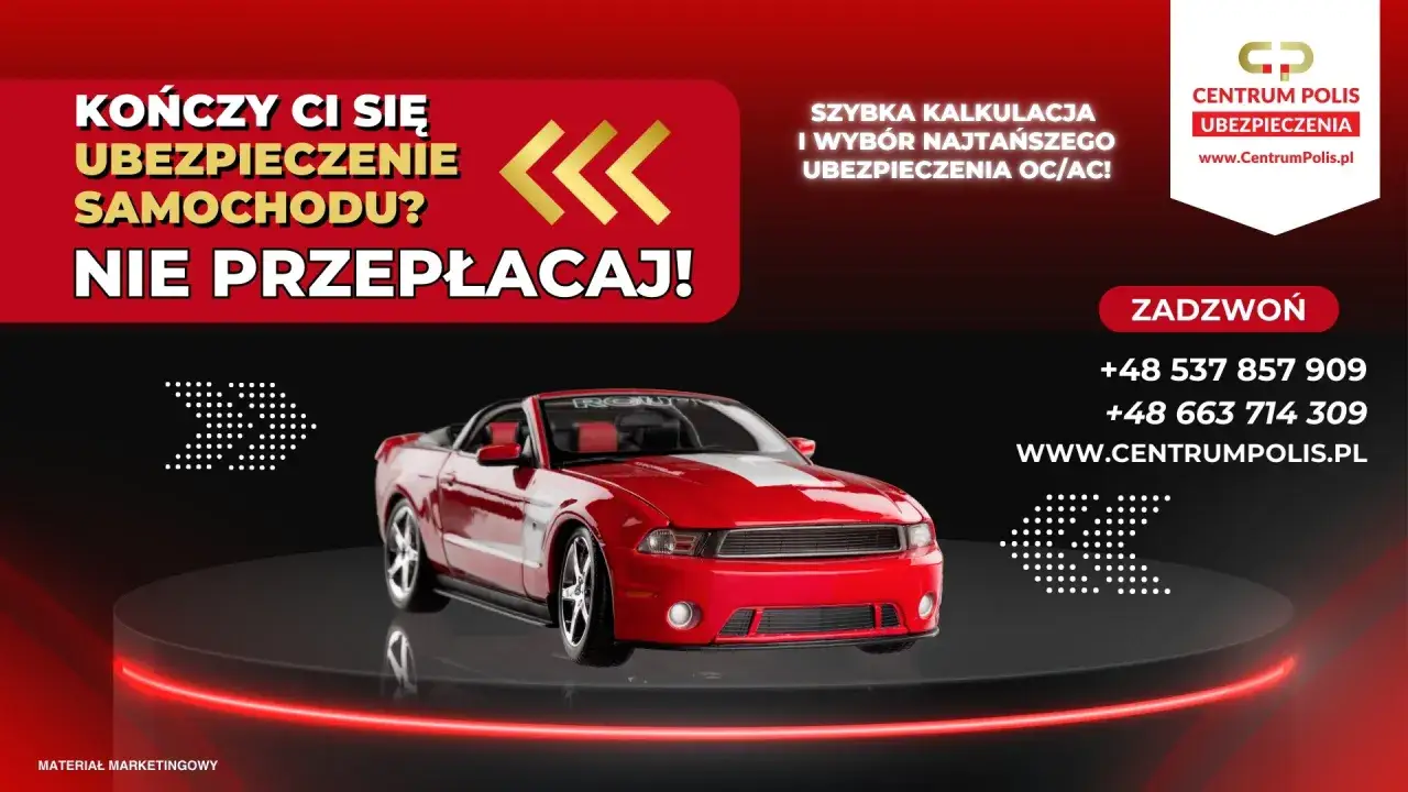 Koniec ubezpieczenia OC/AC? Szybka kalkulacja i wyb&oacute;r najtańszego ubezpieczenia samochodu. Zadzwoń!