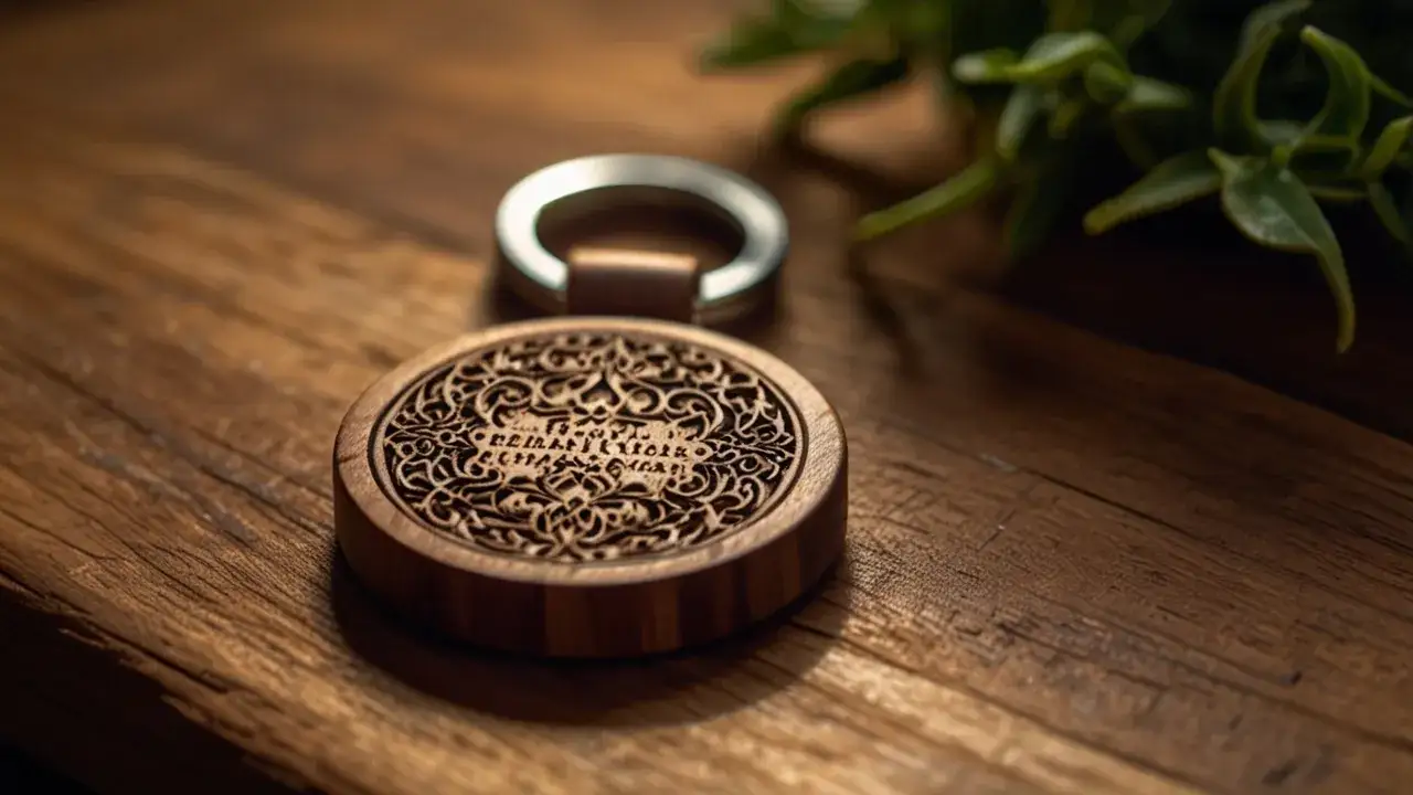 Zdjęcie Czemu drewniany brelok z grawerem to świetny pomysł na prezent?