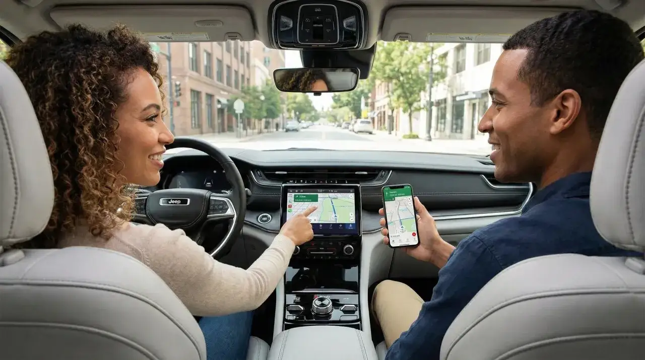 Para wybrać najlepszy gps do samochodu, sprawdź nawigację na ekranie i telefonie.