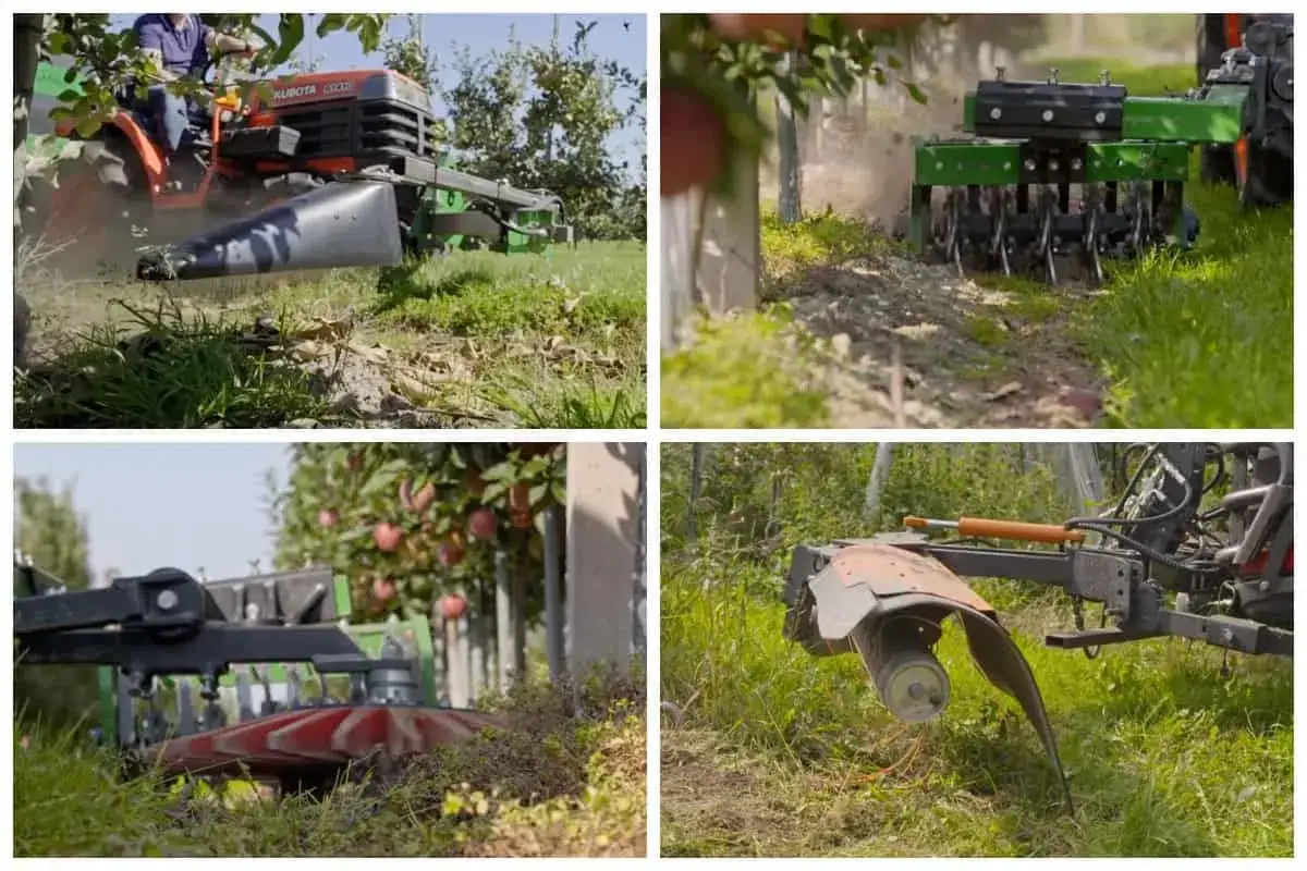 mechaniczne usuwanie chwastów kłącza