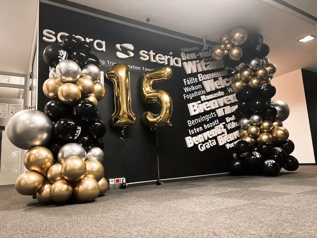 girlanda balonowa organiczna r&oacute;żne rozmiary i kolory