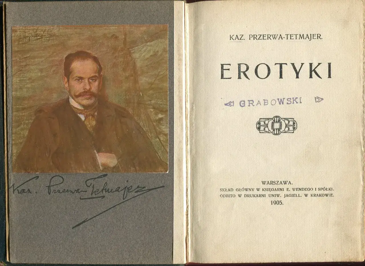 Kazimierz Przerwa-Tetmajer portret młody