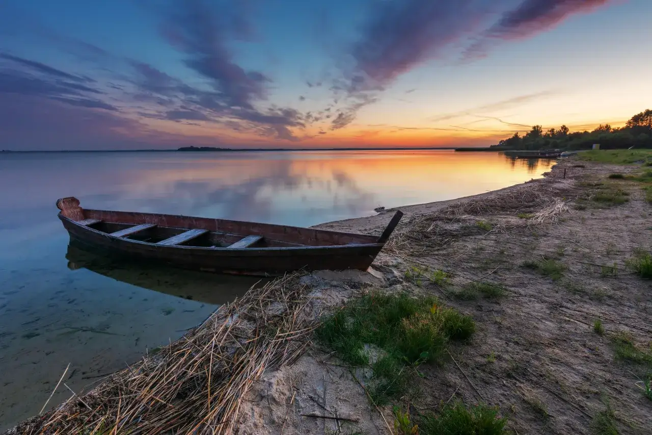 Jezioro Świtaź plaża