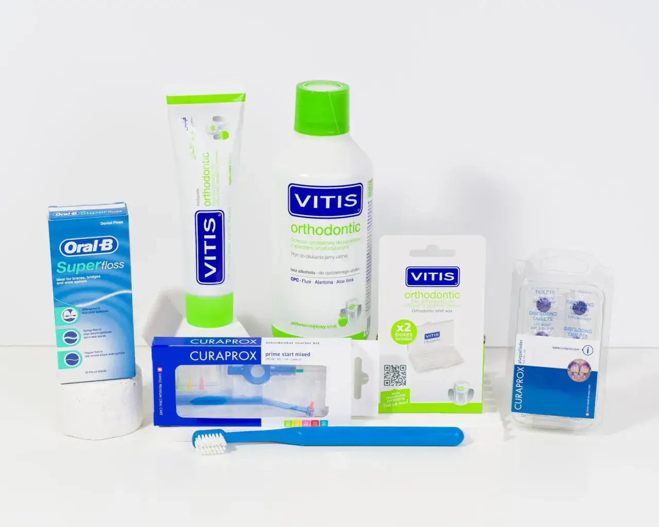 Zestaw do higieny jamy ustnej z aparatem ortodontycznym