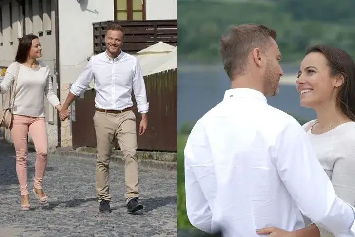 para na romantycznym wyjeździe w Kazimierzu Dolnym