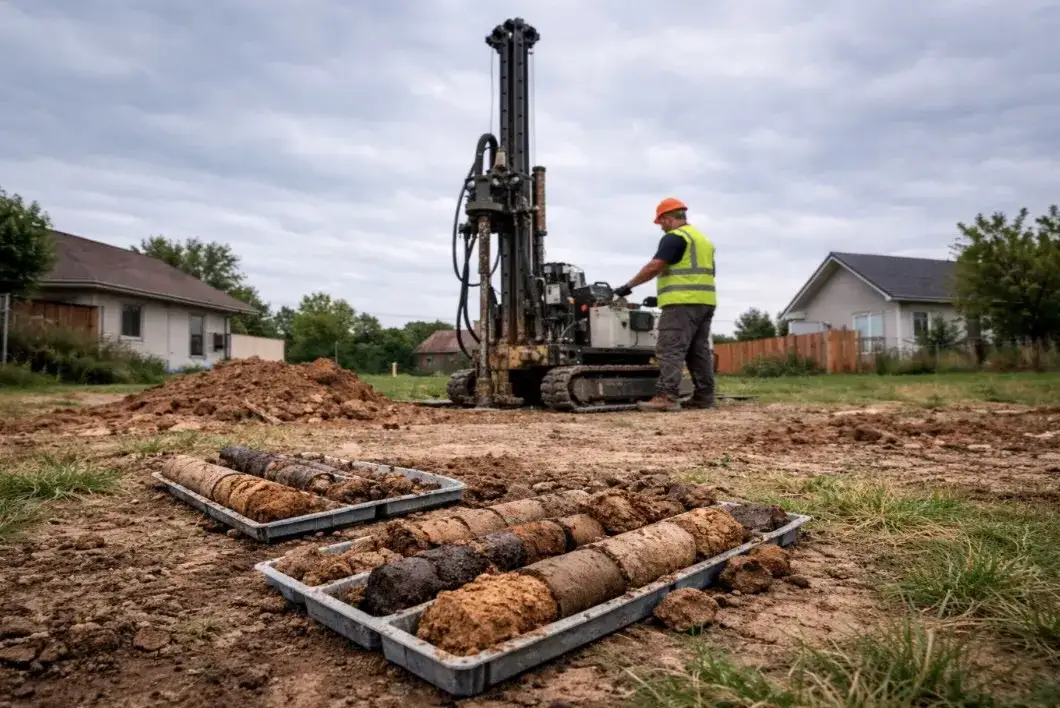 badanie geotechniczne działki odwierty