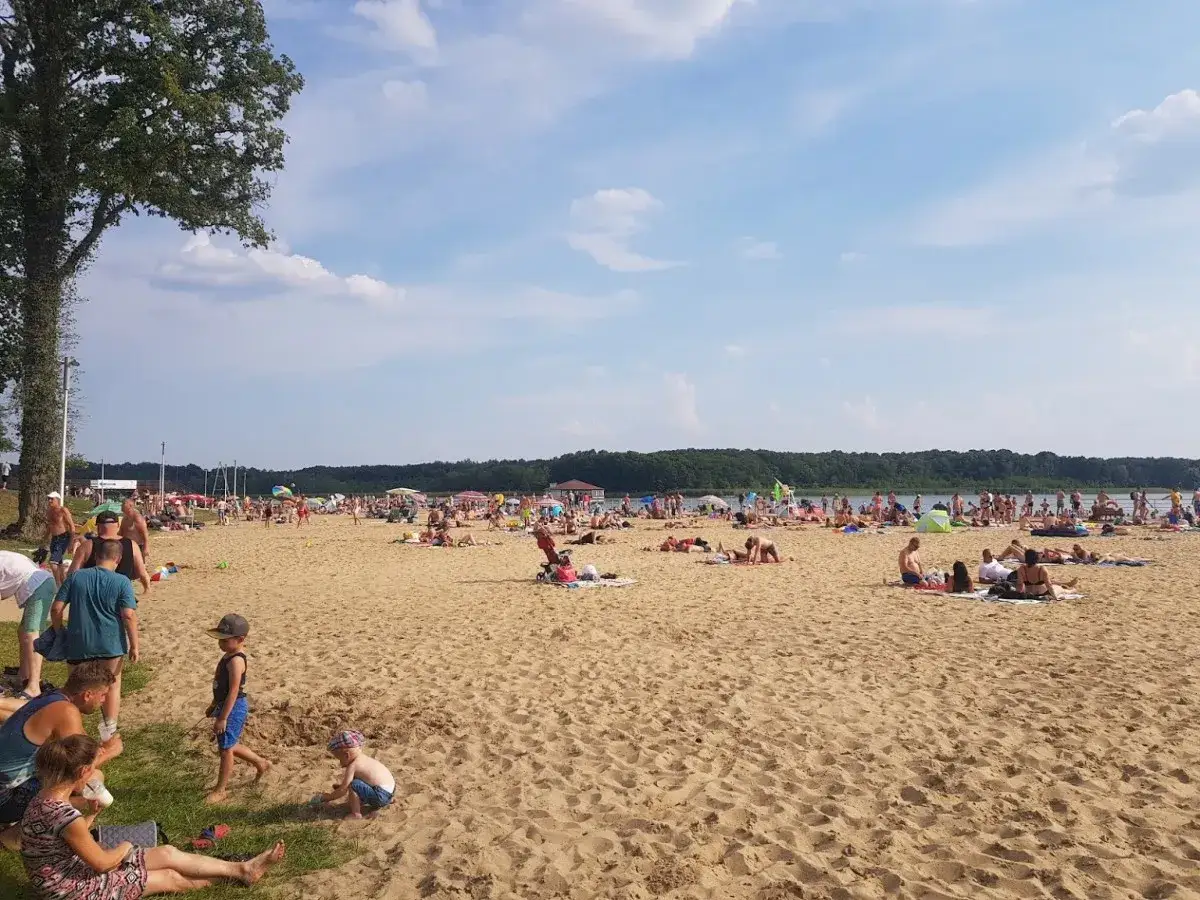 Jezioro Sławskie plaża