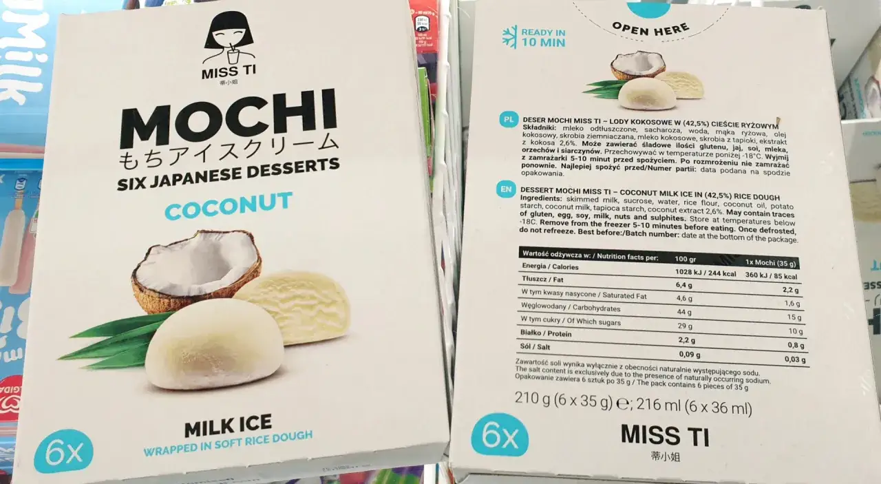 lody mochi miss ti opakowanie w sklepie
