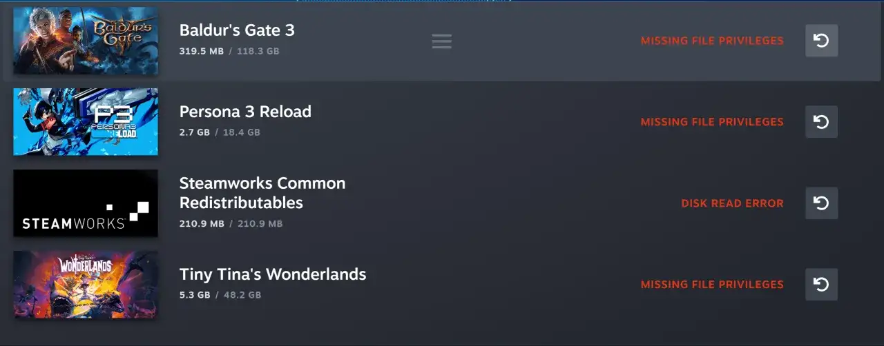 Baldur's Gate 3, Persona 3 Reload i Tiny Tina's Wonderlands mają błąd 