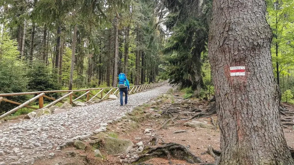 Wodospad Kamieńczyka szlak na Szrenicę