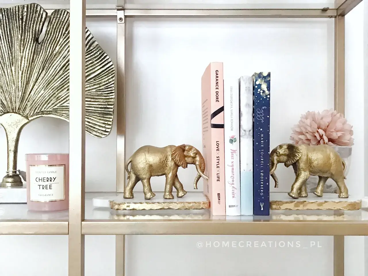 DIY podp&oacute;rki figurki złote