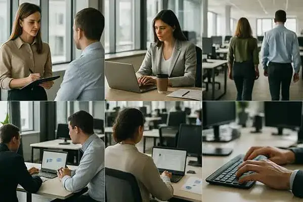 osoba rozważająca karierę w spedycji